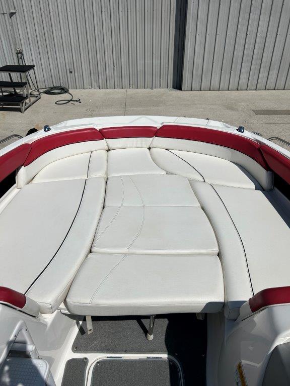 2012 bayliner 217 #3.) bow seating with filler cushion