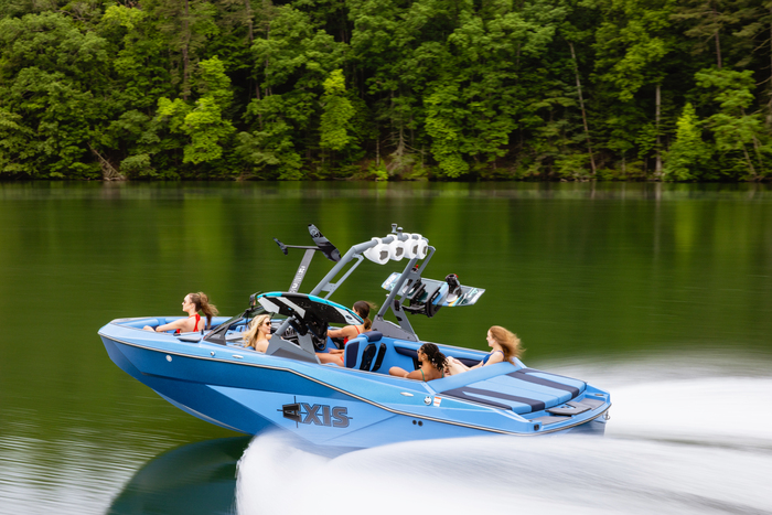 Axis Boats on the lake